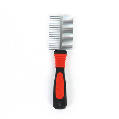 Pet hair comb / cat and dog grooming comb Double sided for beauty