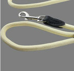 2.66m genuine round leather harness lead leash lightweight for dog