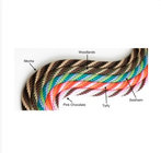 Custom 4 or 6 foot braided rope Dog Walker Martingale Leash