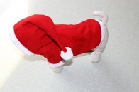 Santa Claus pet suit pet coat dog clothes XL XS for Shih Tzus , Teddy