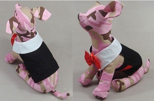 Eco-Friendly wedding Doggie Tuxedo Costume Elegant dog suit cotton for chihuahua