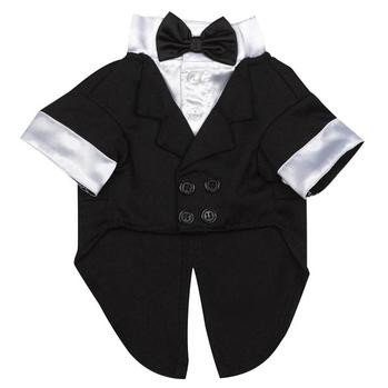 Black puppy tuxedos / XXS XS Doggie Tuxedo Costume party outfits for boy