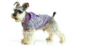 Purple Polyester Puppies Dog Winter Clothes For Small Dogs  #10 #11 #12