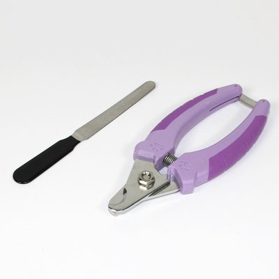 Pet nail clipper for small Dog Grooming Tool scissors purple color