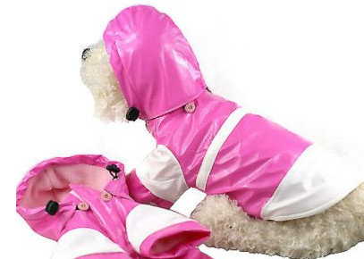 Otterhound  PVC outdoor dog windproof and rain coat xxs puppy clothes comfortable