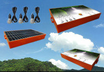 3.7V Battery Ultra Bright Solar Light Kits 4W With ABS Plastic Shell