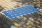 Black Flexible Marine Solar Panels 75W , Waterproof Solar Cell Anti Aging