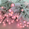 Patio &amp; garden Outdoor String Lights Christmas festival lighting wholesale price Pink LED for wedding or birthday party supplier