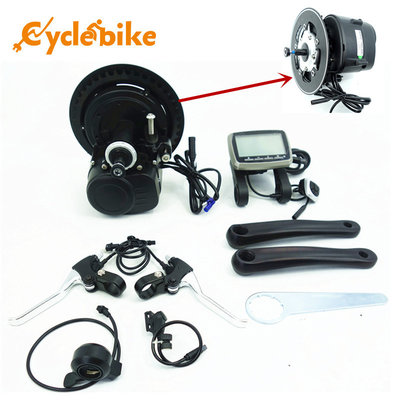 China Middle Postion Drive Motor Electric Bike Kit Torque Sensor 48v 350w supplier