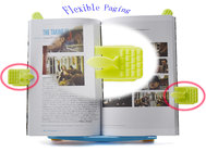 Portable Blue ABS Plastic Book stand Reading Bookstand Book Holder Cookbook Stand Music Song Score Holder Magazine Stand