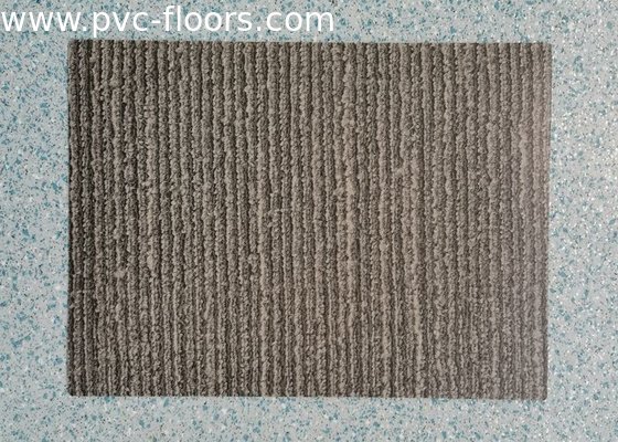 Anti-slip wearable 2m width Stripe PVC Vinyl flooring in roll for indoor decoration