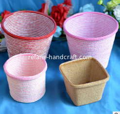 China 2016 Hot sale Europe Style Paper cloth Basket, storage basket, gift packing, cosmetic packing, household items supplier