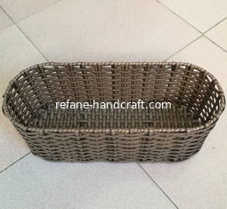 China China manufactured pp rattan flower planter basket, storage baskets supplier