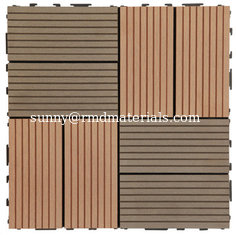 China Outdoor Easy Install Waterproof WPC DIY Board/Flooring/Tiles 310*310*25mm (RMD-D2) supplier