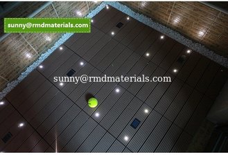 China DIY balcony WPC decks Tile With Led light supplier