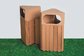 Garbage can wpc composite wood decking pergola fence tile arched wood beams RMD-D12 supplier