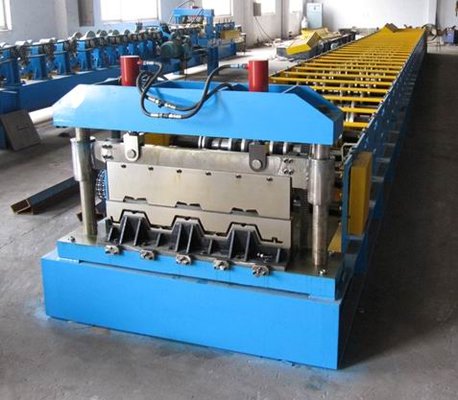 China Steel Floor Deck Roll Forming Machine,1250 mm Width Metal Deck Roll Forming Machine supplier