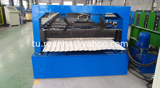 Corrugated roof roll forming machine