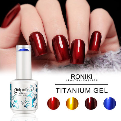 China RONIKI Tatanium Gel Polish,Nail Art Gel,Nail Painting Color Gel supplier