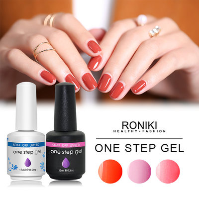 China Roniki One Step Gel Polish,Nail Painting Color Gel,Nail Art Gel supplier