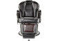 WT-6924 Brown Vintage Barber Shop Chairs Reclining Backrest With Tilted Footrest supplier