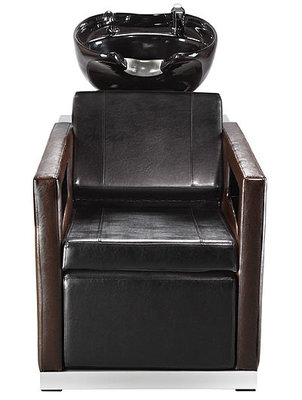 Luxury Salon Shampoo Chairs With Cushion Headrest , Electric Footrest supplier