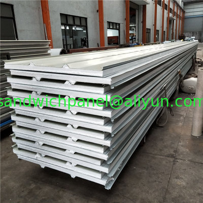 14kg 50mm eps sandwich styrofoam house building roof panel with anti slip surface