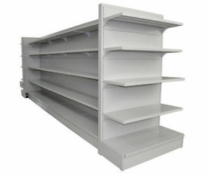 Double Side Supermarket Shelf Display Loading Weight 100kg Per Layer