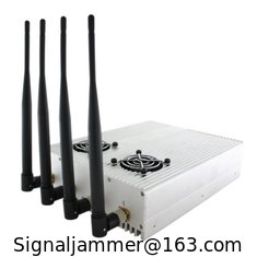 China China Signal jammer | High Power Desktop VHF UHF Walkie Talkie Jammer supplier