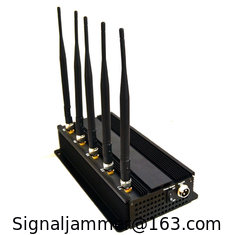 China Signal jammer | 15W High Power 5 Antenna All Remote Control Jammer supplier