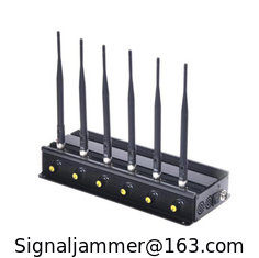China Signal jammer | Desktop 6 Bands Cellphone Wifi GPS Jammer TG-101A supplier