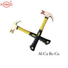 Non sparking tools  Explosion-proof fiber handle claw hammer size 230g material aluminum bronze