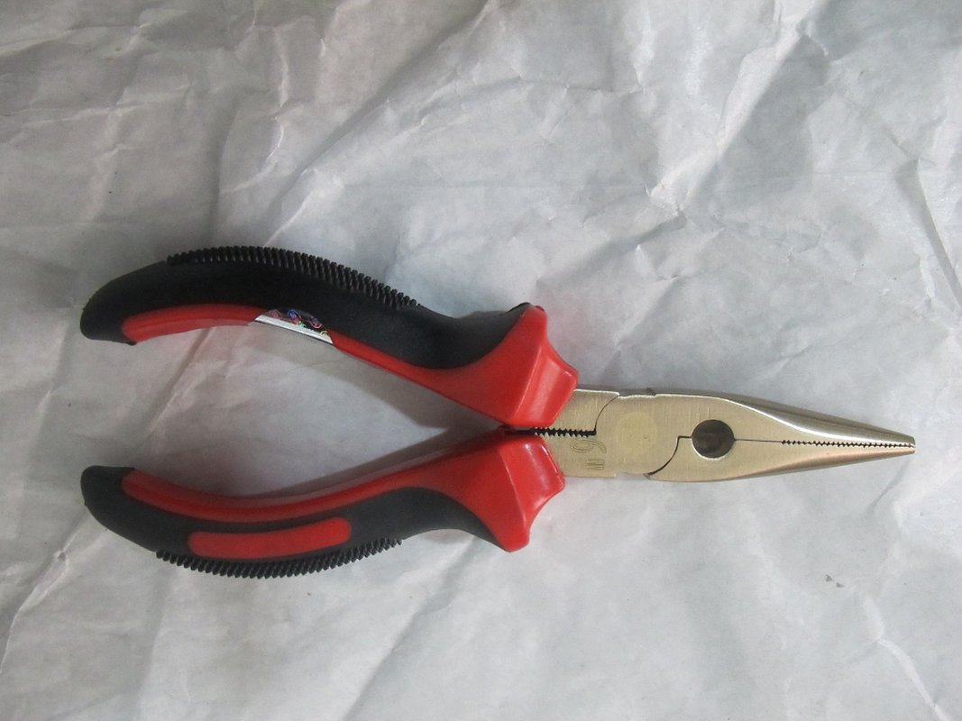 Hebei Sikai, Non-sparking Tools, Be-Cu Al-Cu Alloy, 6"  8" , Long Nose Pliers