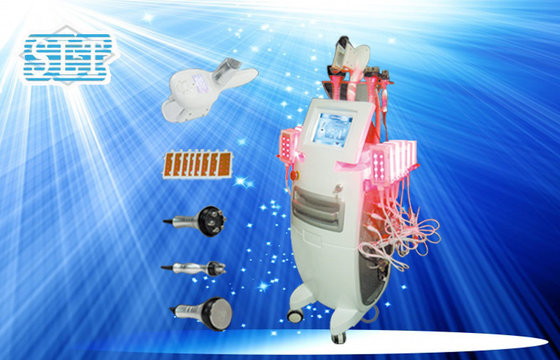 China Cavitation RF Laser Body Shaping Machine , Cryolipolysis Fat Freezing Beauty Equipment supplier