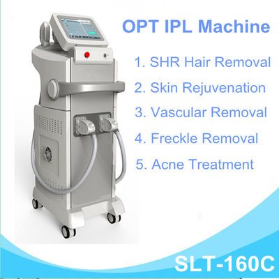 China Advanced AFT SHR IPL Hair Removal Machine , Double Handles Elight IPL Beauty Machine supplier