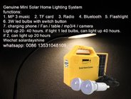 wholesale price Genuine Mini Solar Home Lighting System  with radio mp3 bluetooth