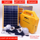 Multi-Function Solar Power Panel Generator Kit  USB Charger Home with 3 LED Bulbs Lighting Radio