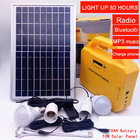Multi-Function 6W Solar Panel 4.5ah Battery Mobile Solar Power Home Light with 2 Bulb