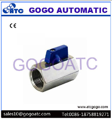 China Mini Electric Ball Valve With Stainless Steel 1/2&quot; BSP Female To Male Thread SS316 Brewer Hardware supplier