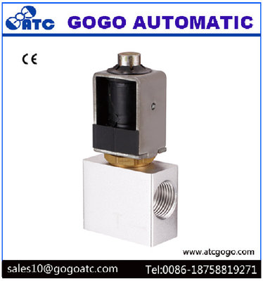 China Low Power Latching Solenoid Valve For Gas Burner Consumption NPT 3/8 DC 6V supplier