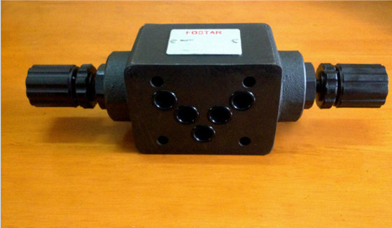 China Superposition 1 Way Valve , 25 mpa Max Pressure Hydraulic Stack Valve DIN2340 A supplier