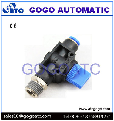 China Stainless Steel Quick Couplers , Pneumatic Hand Valve Switch Port Compressed Air Quick Connect Fittings supplier