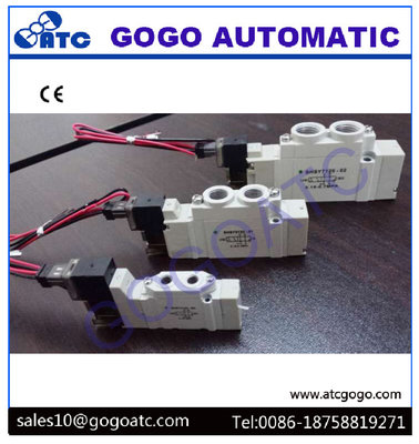 China High Frequency Solenoid Valve , Inner Guide Type Pneumatic Micro Valve 5 Way 1/8 supplier