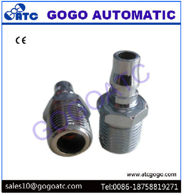 China Pneumatic Couplings Fittings , Zinc Alloy 1/2 Inch Pipe Quick Connect Fittings supplier