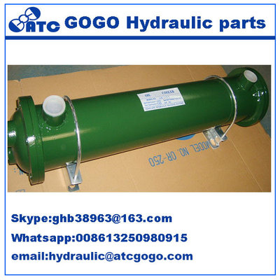 China CE Hydraulic control parts oil cooler core copper , shell and tube , OR-60 supplier
