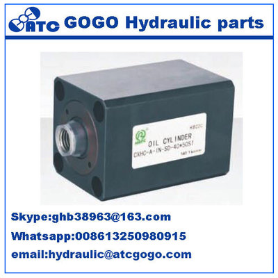 China Direct power rod compact thin double acting hydraulic cylinder oil Mechanical parts supplier