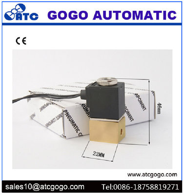 China Direct Acting Micro Pneumatic Solenoid Valve 2 / 2 Way Valves For Medical Equipment supplier