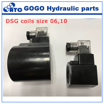 China DSG valve Hydraulic Control Parts 12V dc solenoid coil size 6 size 10 supplier