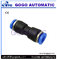 Straight Quick Connect Hose Fittings 12mm Pneumatic Pipe One Touch Union Joint supplier