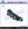 One Touch Plastic Tube 5 Way Quick Connect Hose Fittings Pneumatic 6mm To 4mm supplier